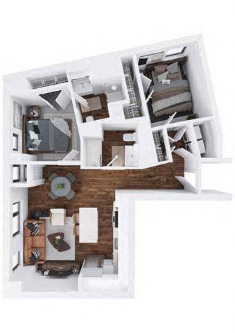 Floor Plan - Amity (BLDG I)