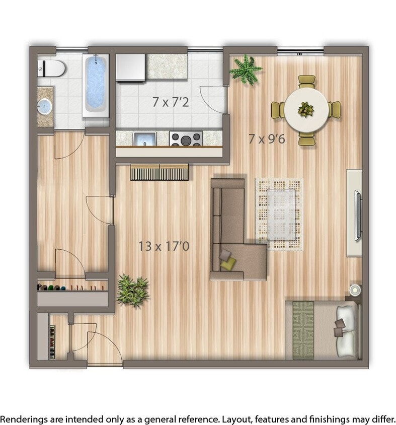 Floor Plan - Studio J