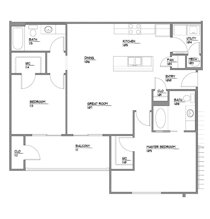 Floor Plan - The Parkland