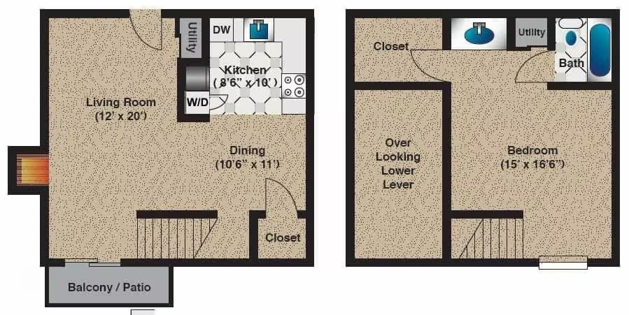 Floor Plan - Garnett (Loft)