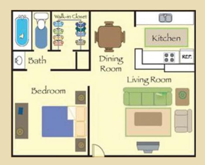 1BR/1BA - A3