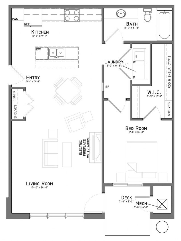 Floor Plan - Buffalo (B4-55)