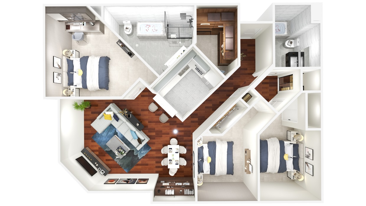 Floor Plan - 3x2