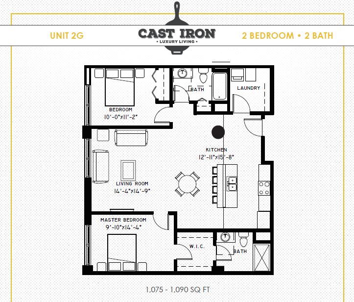 Floor Plan - 2G - Veterans Ave