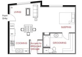 1BR/1BA - Loft S