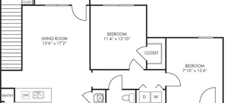 2BR/2BA - Mosaic