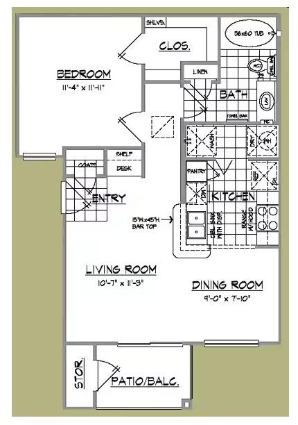 Floor Plan - Melrose
