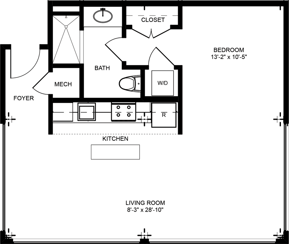 Floor Plan - The Everett