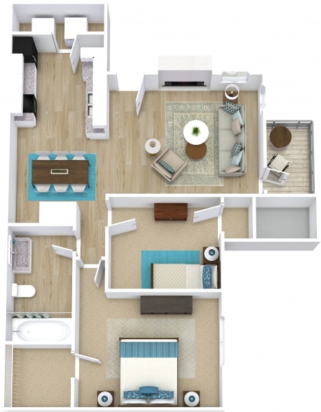Floor Plan - The Post Oak