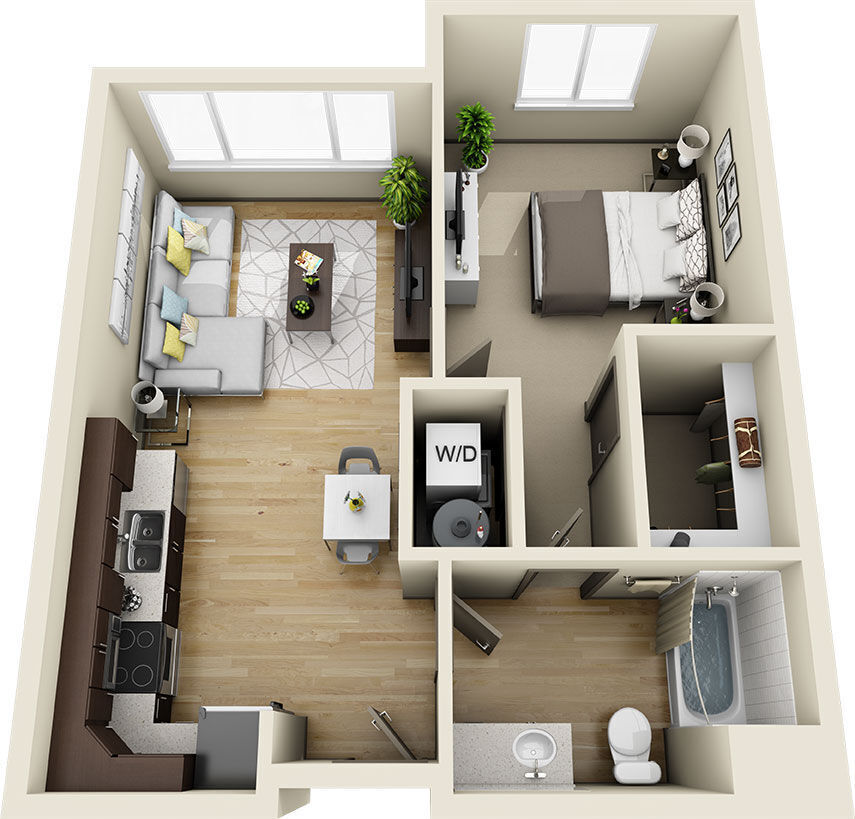 Floor Plan - 1B