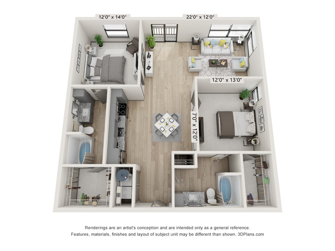 Floor Plan - The Jefferson - B6
