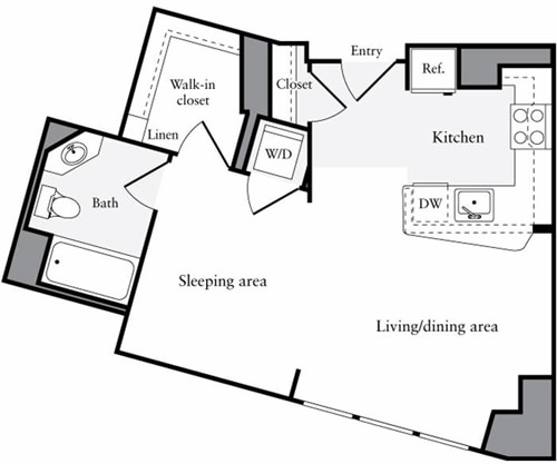 Floor Plan - Studio A