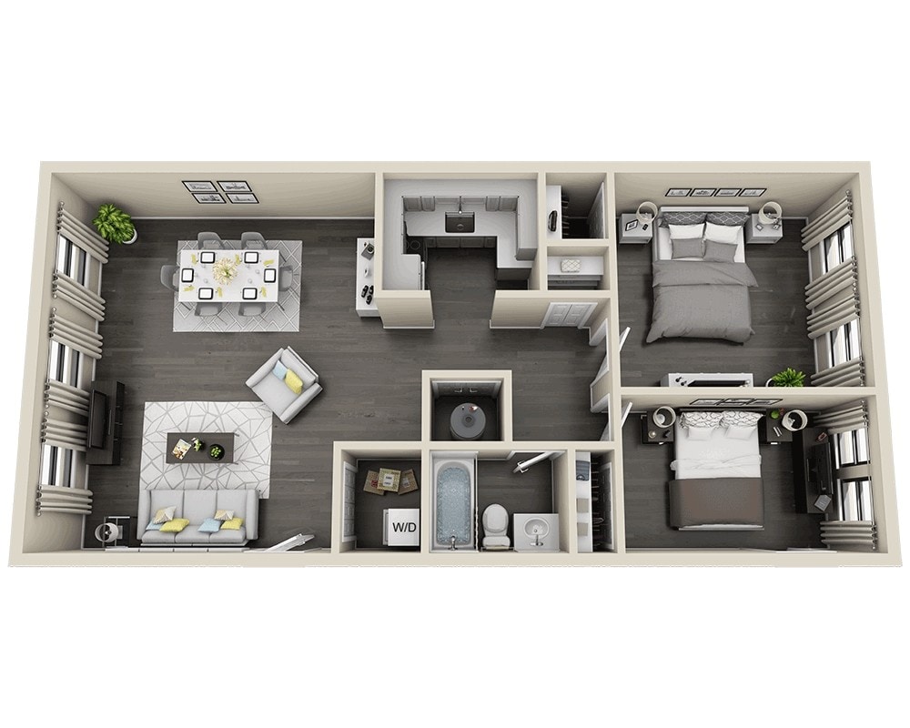 Floor Plan - 30 Garrison - B1A