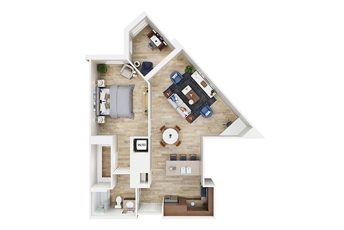 Floor Plan - A22 with Den