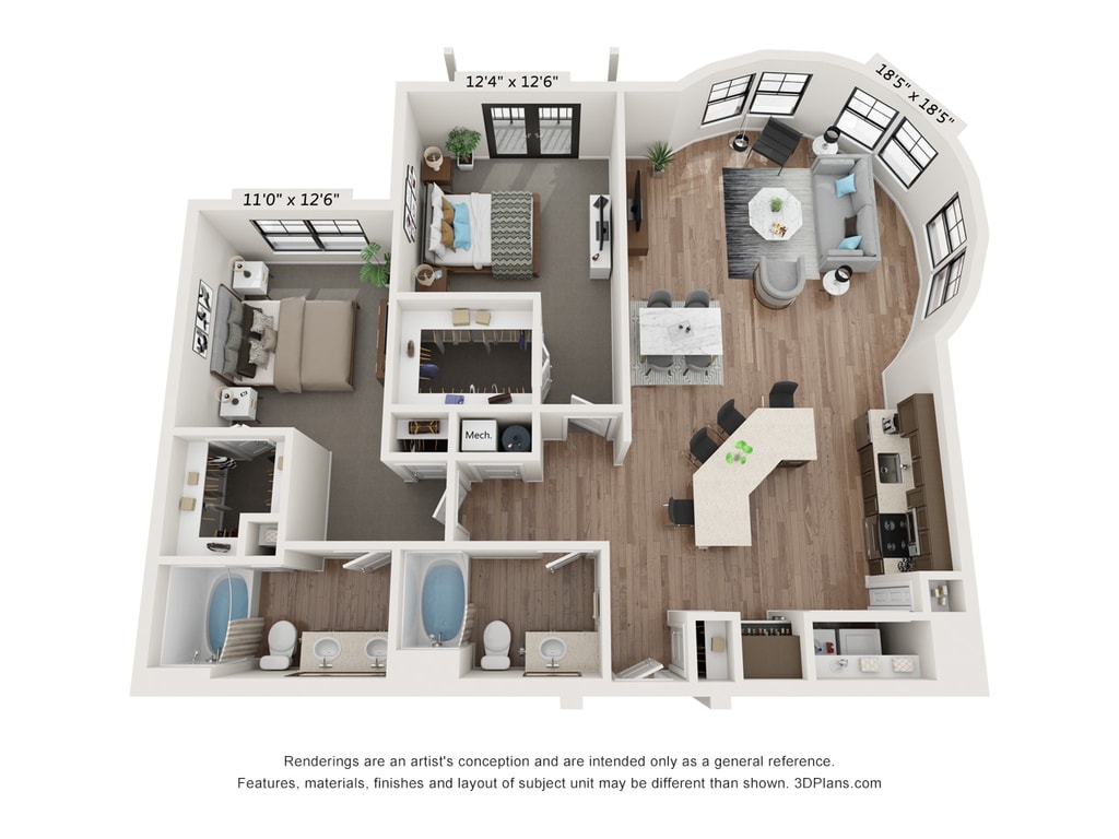 Floor Plan - 2I - The Dean