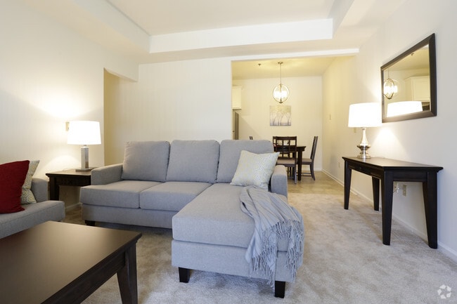 Living Room to dining area - Henderson Square Luxury Apartments