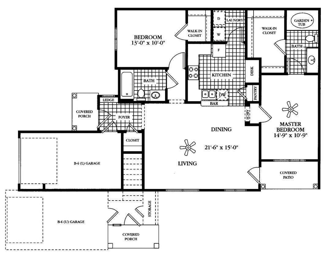 Floor Plan - B2B - Teton (Upper)