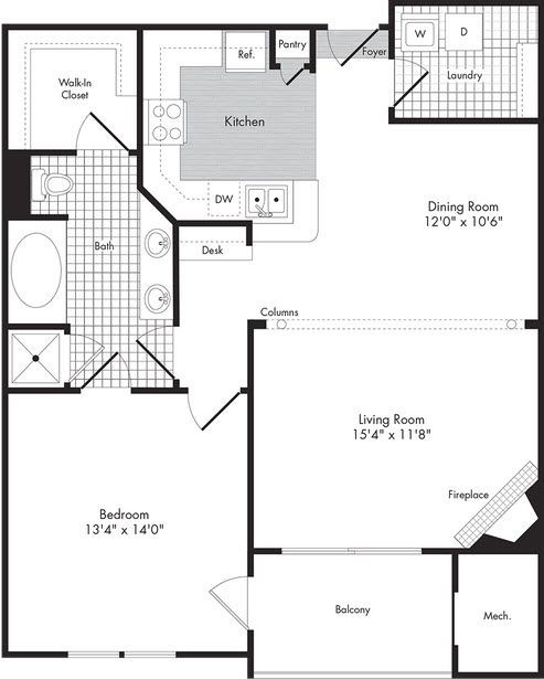 Floor Plan - The Amethyst