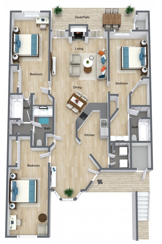 Floor Plan - 3B