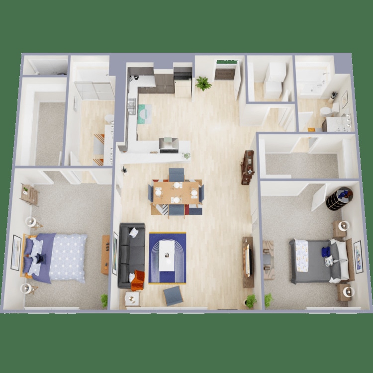 The Ovation 2 Bedroom 2 Bath - The Ovation 2 Bedroom 2 Bath