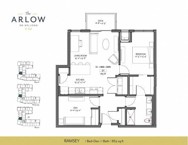 Floor Plan - Ramsey | 1+ Den