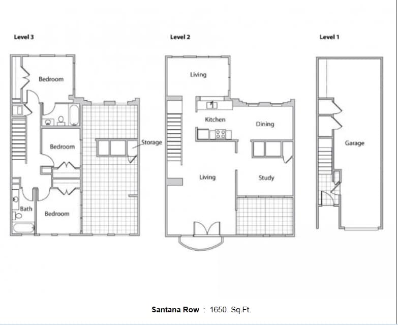 3BR/2BA - 3x2 townhouse with den reno