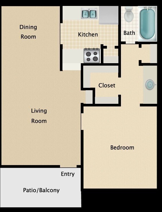 A1_554.jpeg - 1 bedroom 1 bath