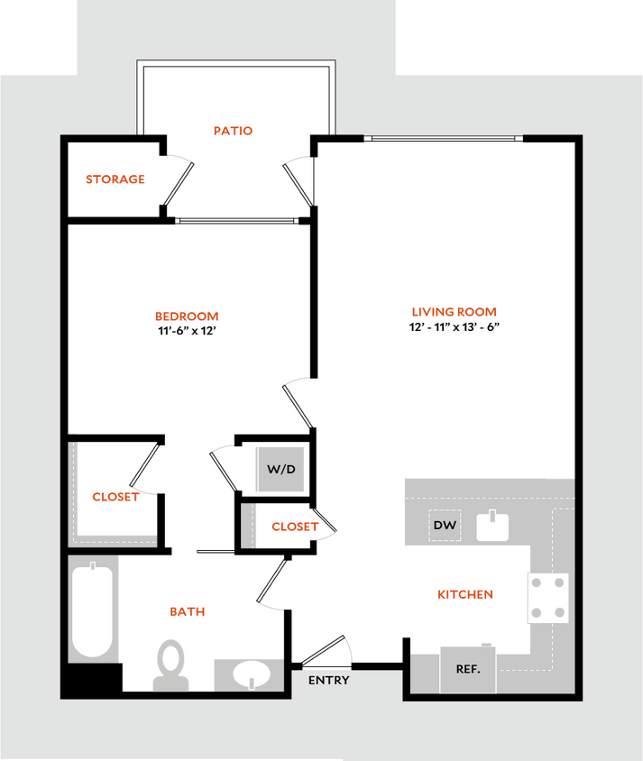 Floor Plan - Plan 1E