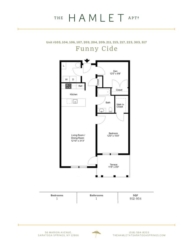 Floor Plan - Funny Cide