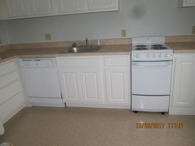 Upgraded kitchen with new appliances - Fox Run Apartments