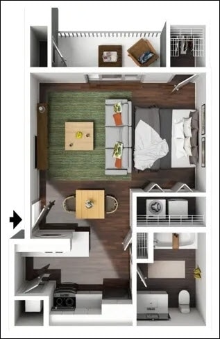 Floor Plan - Studio A