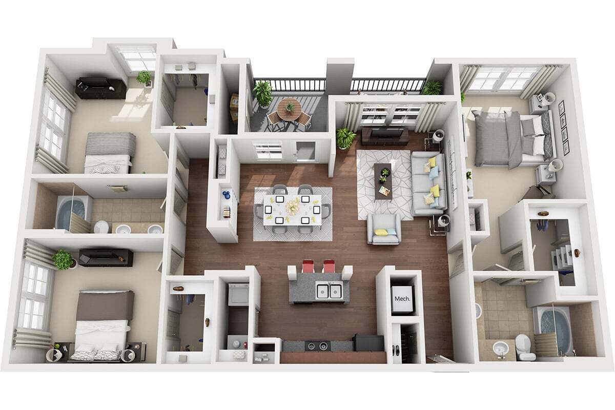 Floor Plan - Bellaire