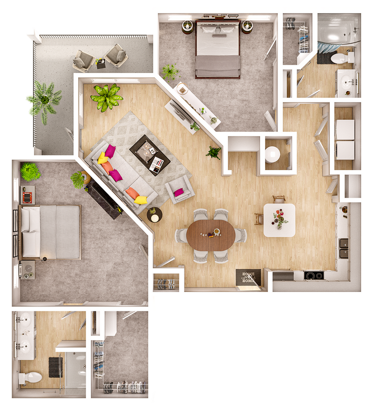 Linz at the Station - B2E Floor Plan - B2E