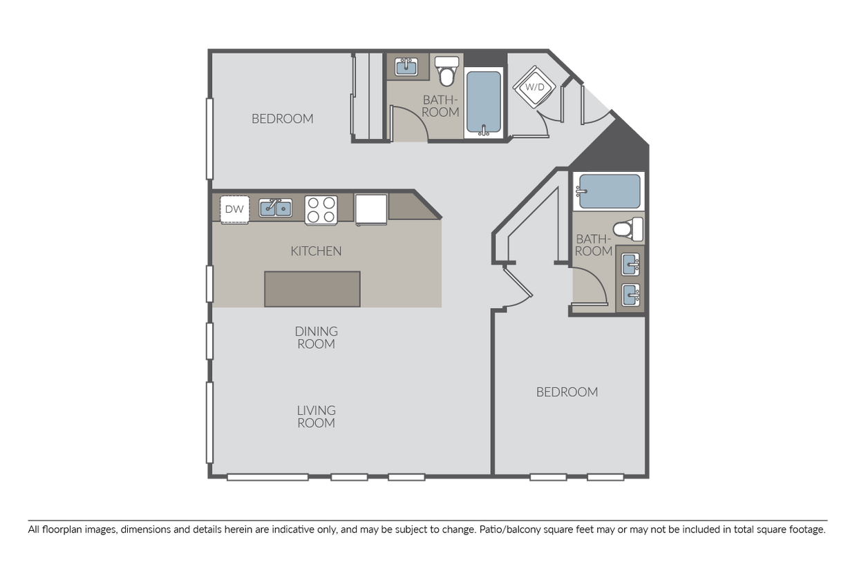 2 Bed 2 Bath G - 2 Bed 2 Bath G