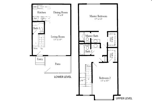 2BR/2.5BA - Heather Townhome