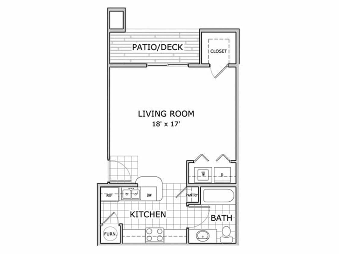 Floor Plan - Studio