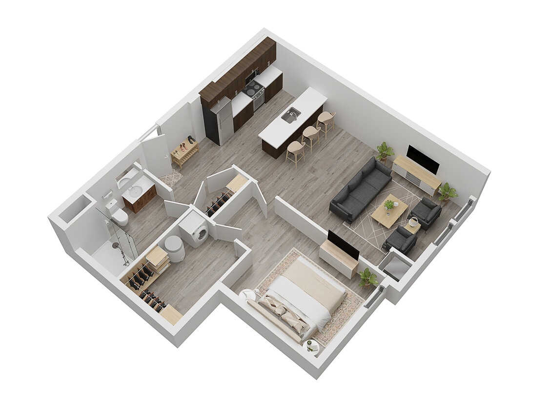 Floor Plan - Unit 1L