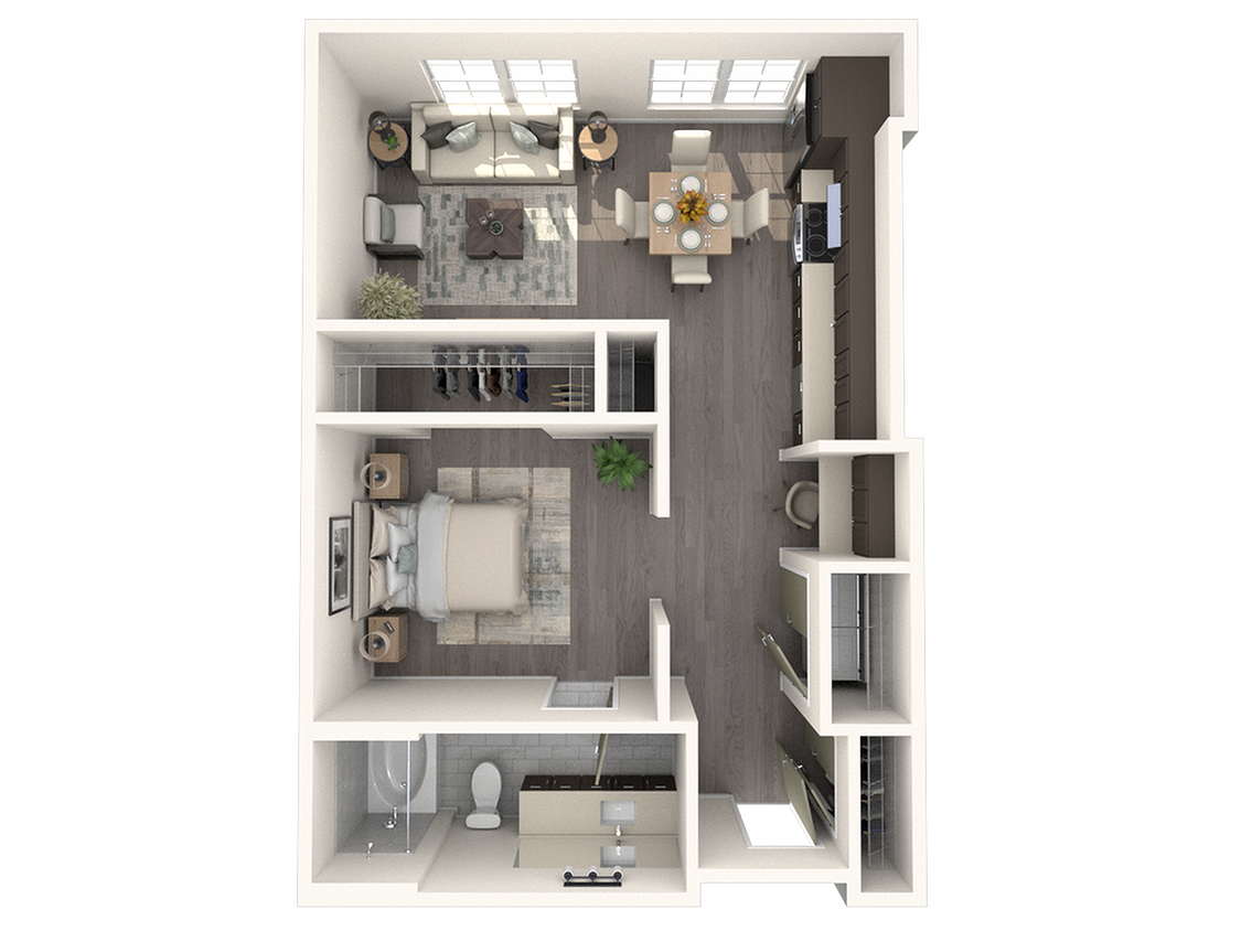 Canal 1535 Floor Plan E2 - E2
