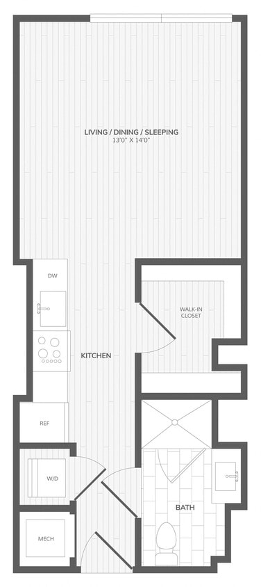 Floor Plan - Studio-A West Medley