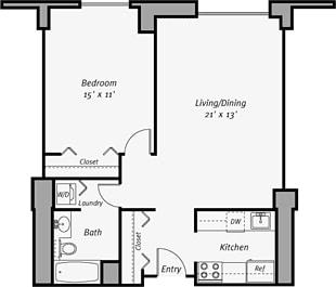 1BR/1BA - A4