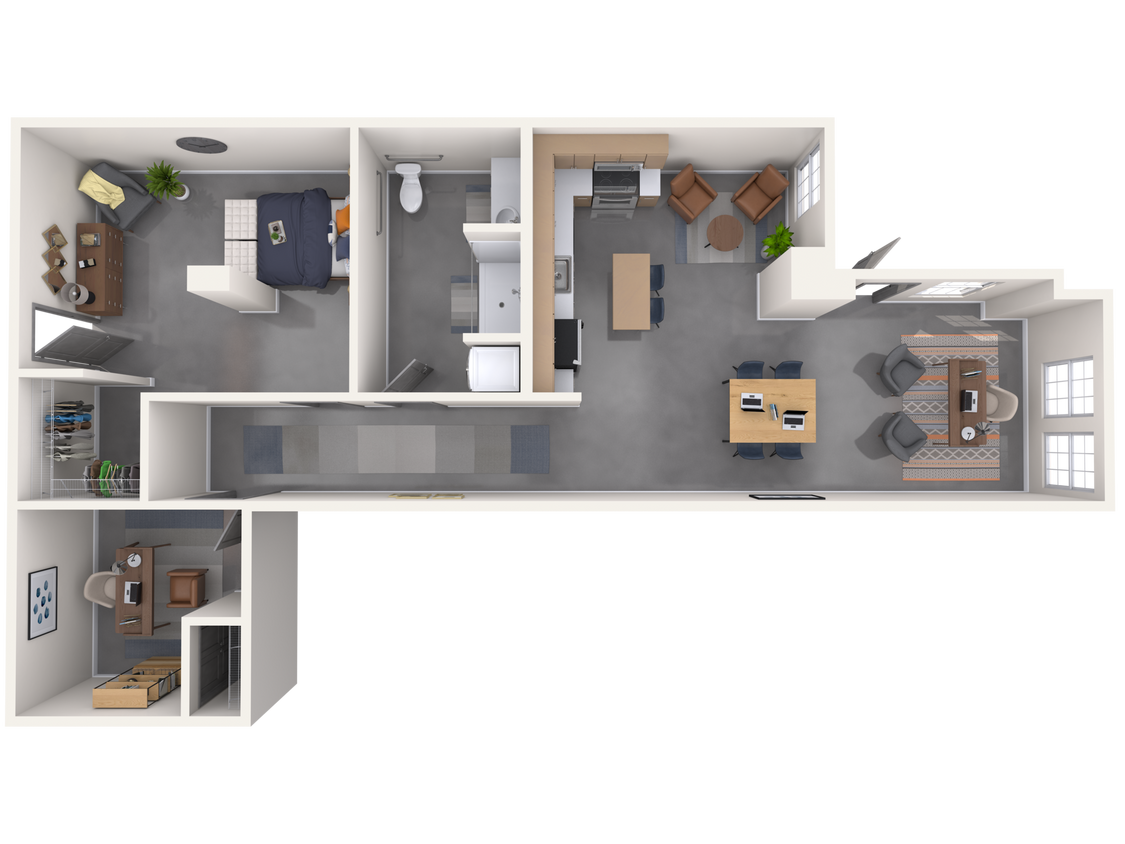 B4 Work Live floor plan VUE25 - B4 Work Live
