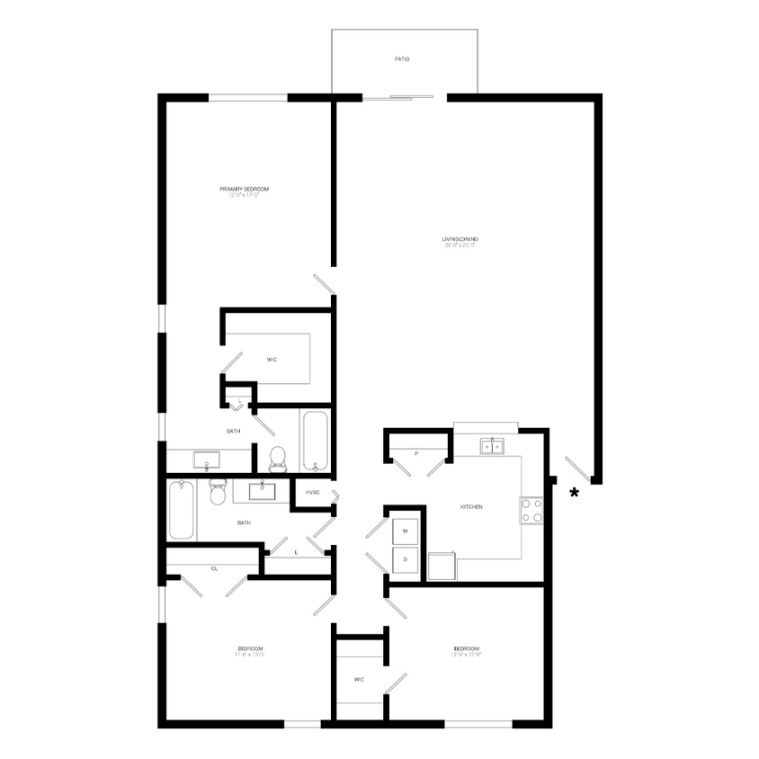 Floor Plan - The Tranquility