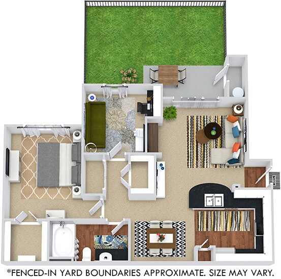 Floor Plan - Roma with Fenced-In Yard and Den