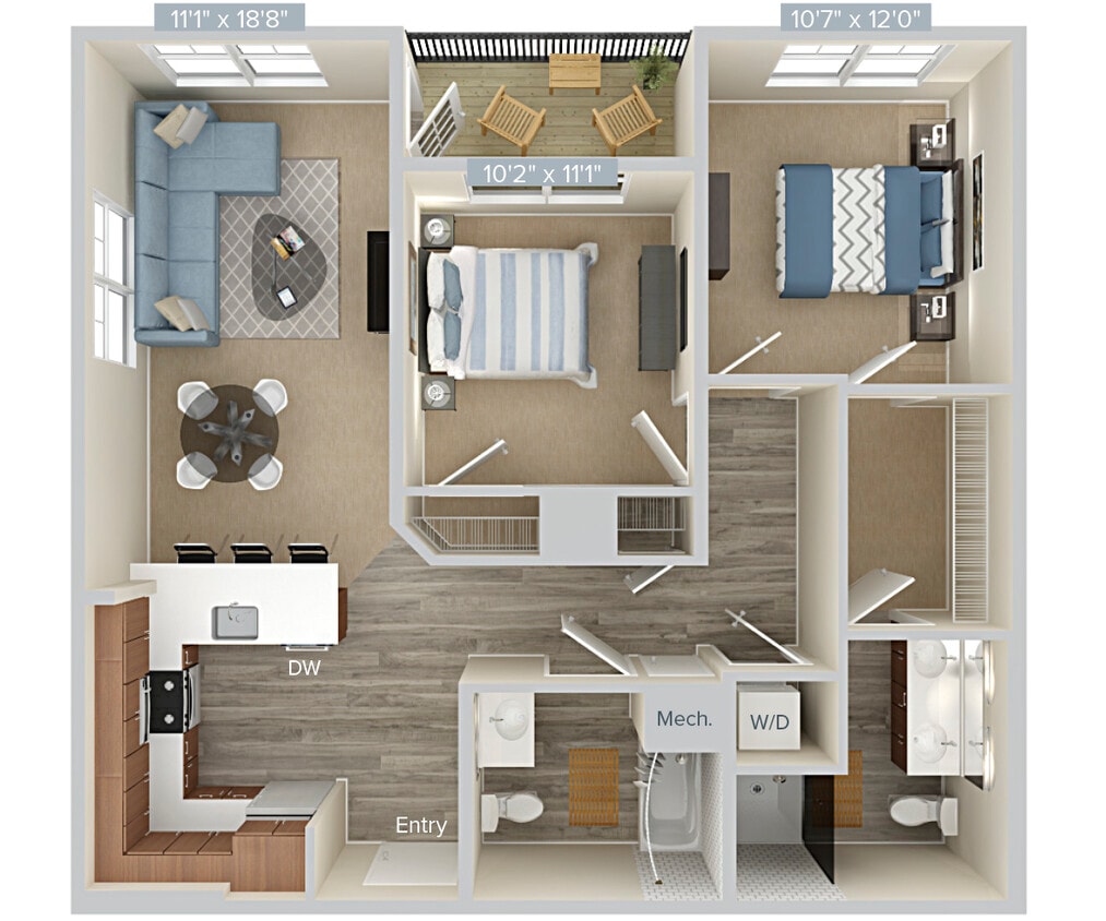 Floor Plan - B3-975