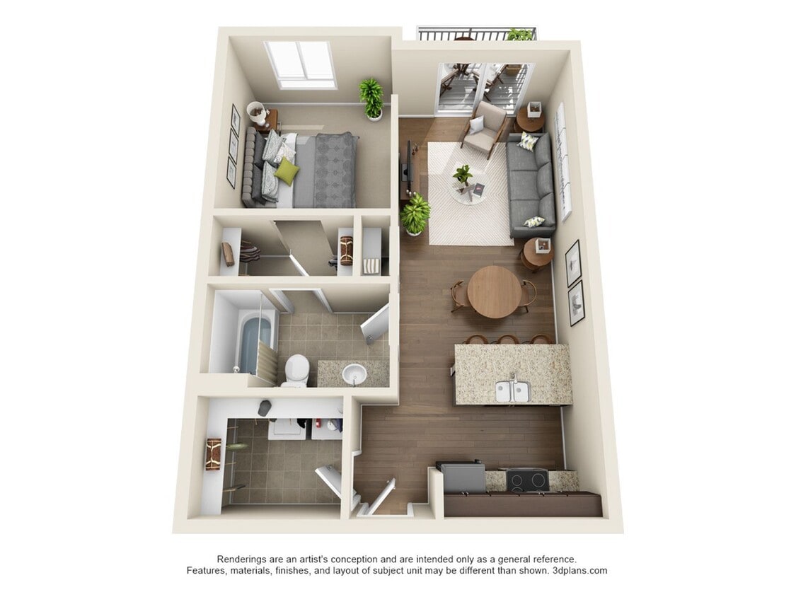 Floor Plan - 1E