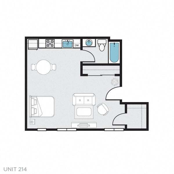 Floor Plan - Studio F
