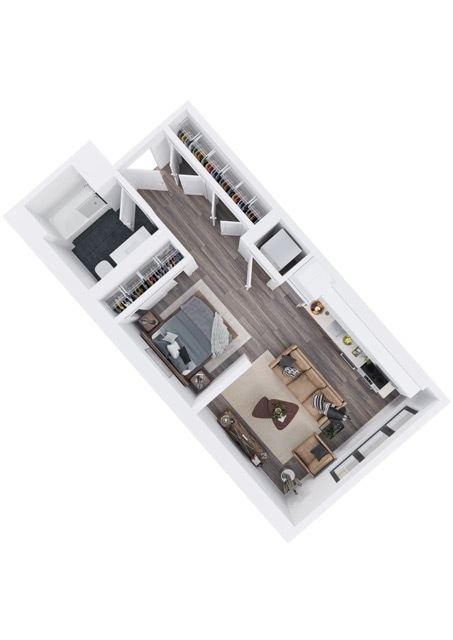 Floor Plan - B1 - 60% AMI AHSAP