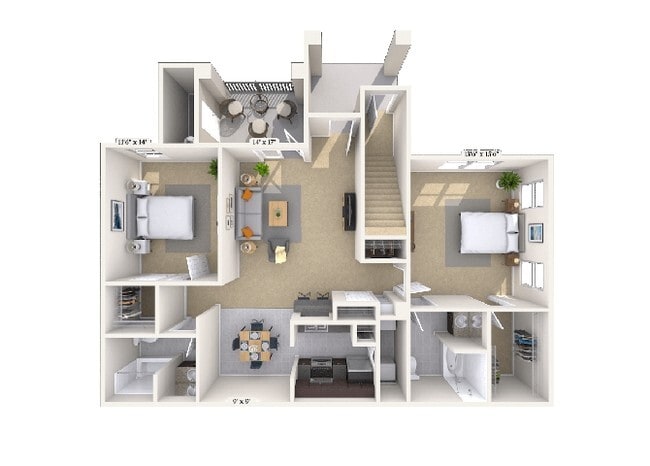 2x2 w/Bonus Room - Addington