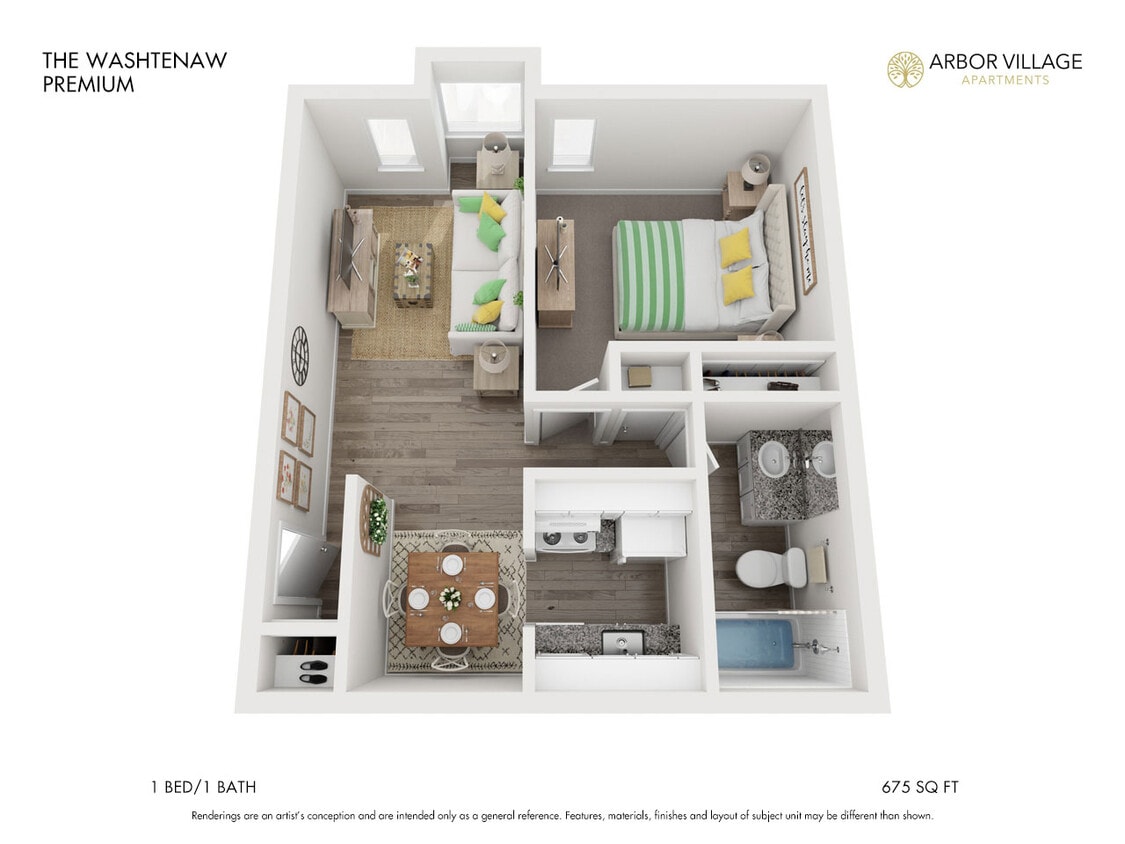 Floor Plan - The Washtenaw Premium