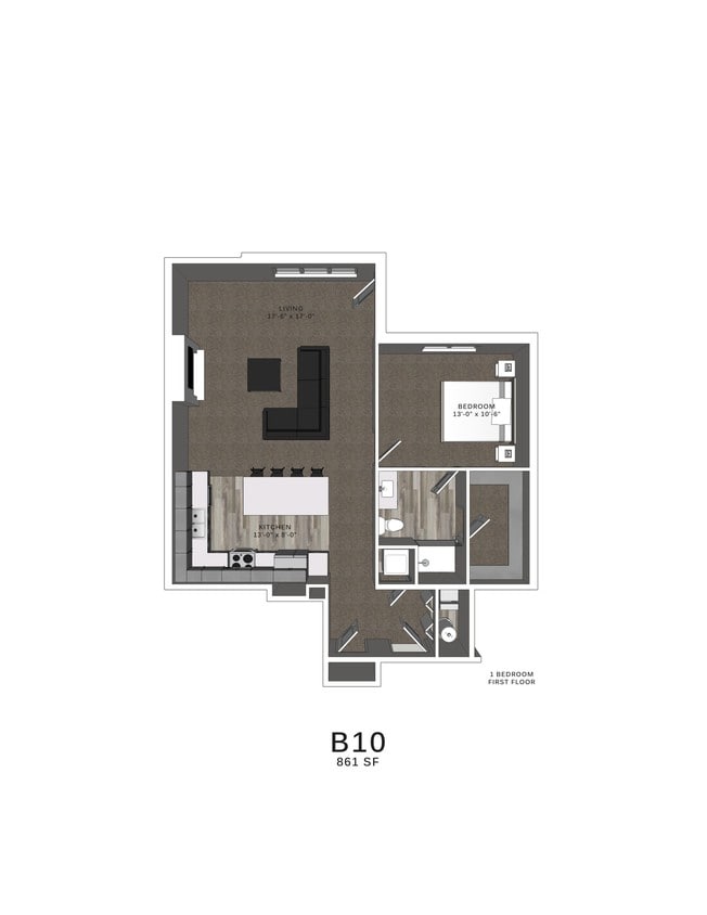 Floor Plan - The Red Oak